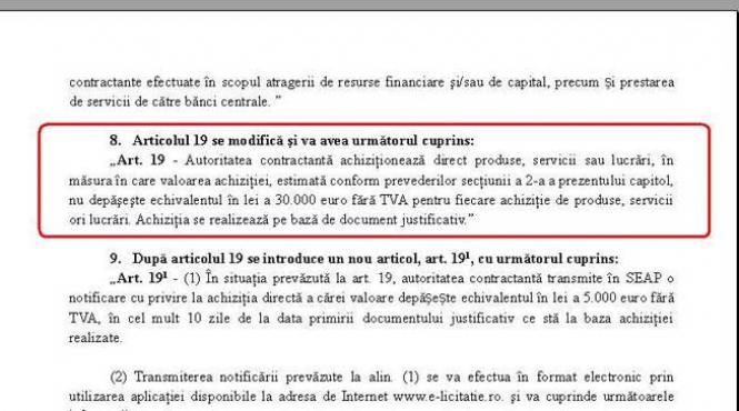 exclusiv contracte fara licitatie pe baza de referat