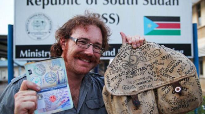 a vizitat 201 tari in 1 426 de zile fara a lua avionul