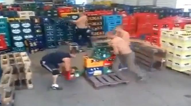 sase tineri romani record sortare lazi bere