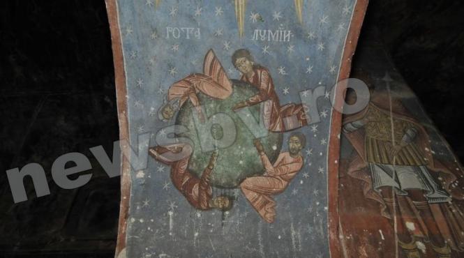 descoperire exceptionala intr o biserica din scheii brasovului 13 scene pictate in anul 1737 prevestesc apocalipsa