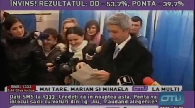 non stire la otv victorie la targu jiu revolutia votului a invins rezultatul dan diaconescu 53 7 victor ponta 39 7
