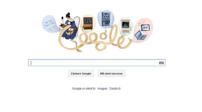 google sarbatoreste 197 de ani de la nasterea matematicianei ada lovelace primul programator din lume