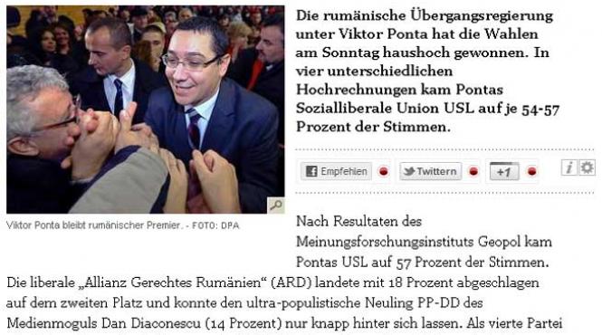 ponta este un pragmatic si nu va cauta cearta cu ue tagesspiegel