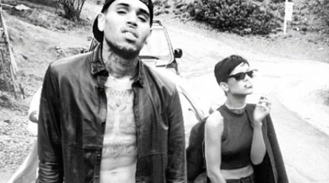rihanna a petrecut craciunul impreuna cu chris brown
