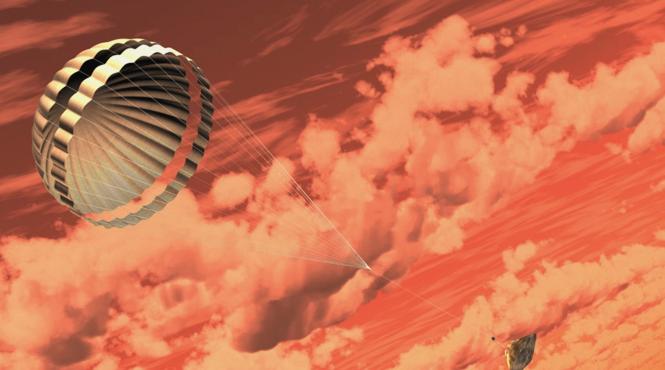 arca va testa parasutele exomars