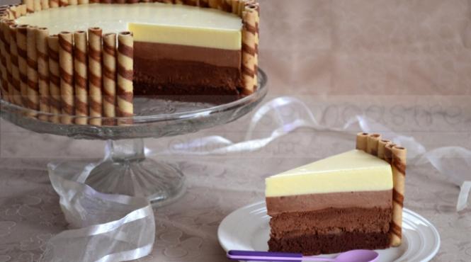 retete de anul nou tort cu 3 feluri de ciocolata