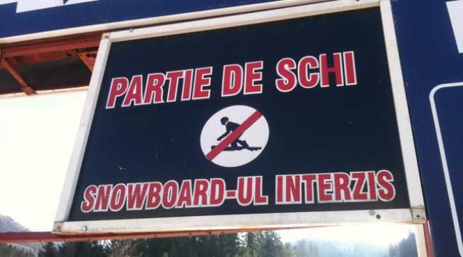 snowboarding ul strict interzis pe cazacu sosire