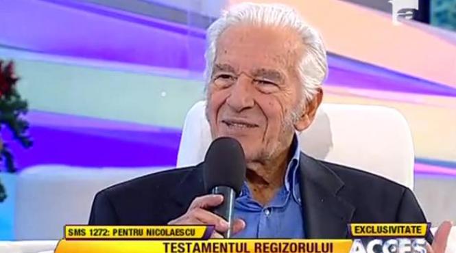 ultimul interviu al lui sergiu nicolaescu care a fost marele regret al maestrului video