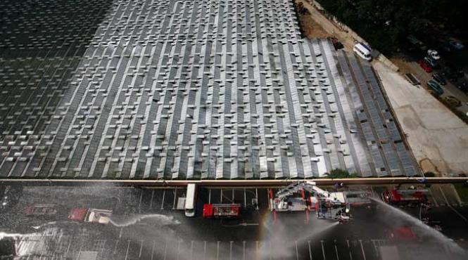 sere incalzite cu apa geotermala