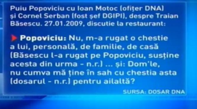 stenograme dna traian basescu ar fi intervenit la omul de afaceri puiu popoviciu