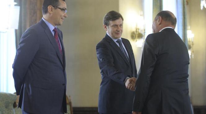 ponta si antonescu s au intalnit cu presedintele basescu care a fost tema principala a discutiei