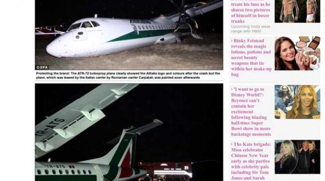 alitalia umbla cu avionul vopsit sa nu se compromita cu carpatair