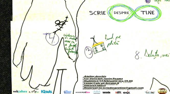 atelier deschis cu scrie despre tine