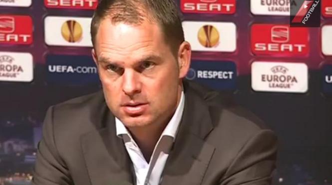 frank de boer dupa infrangere daca marcam un gol steaua ar fi trebuit sa dea patru pacat ca nu am reusit sa inscriem