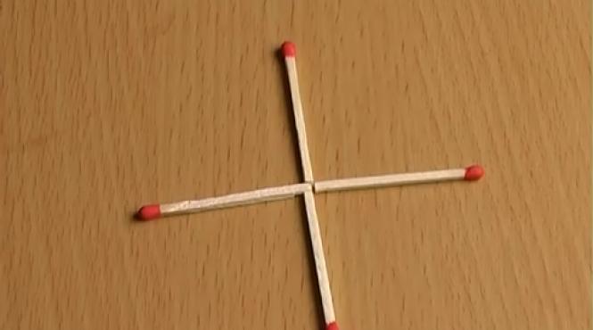 provocare cum construiesti un patrat mutand un singur bat de chibrit afla solutia