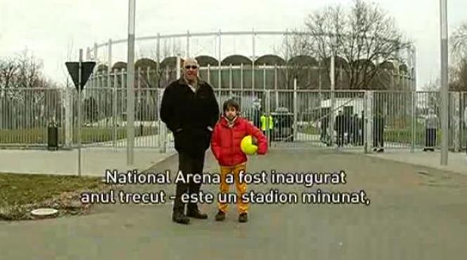 niels schnecker si fiul sau ghizi pentru fanii lui chelsea care vin la bucuresti la meciul cu steaua video