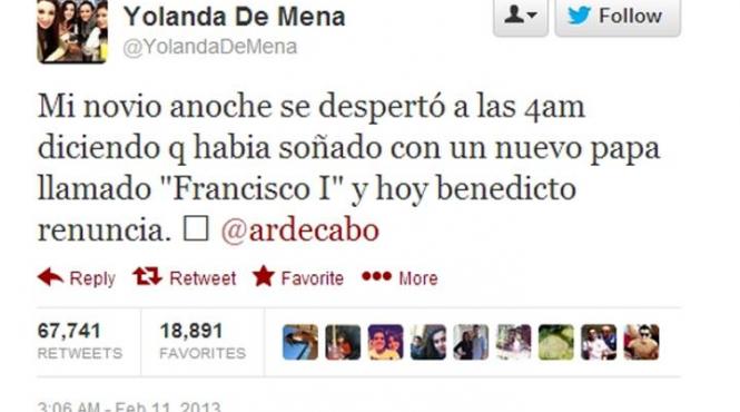 a prezis demisia papei benedict si alegerea lui francisc vezi mesajul incredibil postat pe twitter in dimineata zilei de 11 februarie