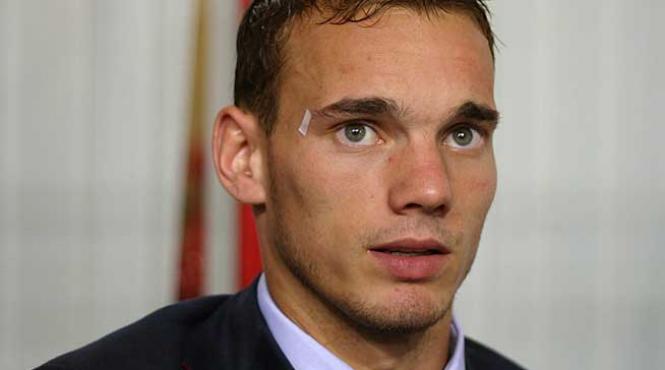 romania a scapat de sneijder in meciul cu olanda