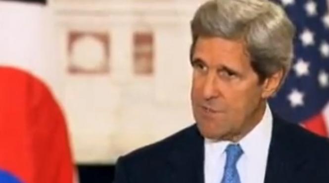 secretarul american de stat john kerry a ajuns la seul