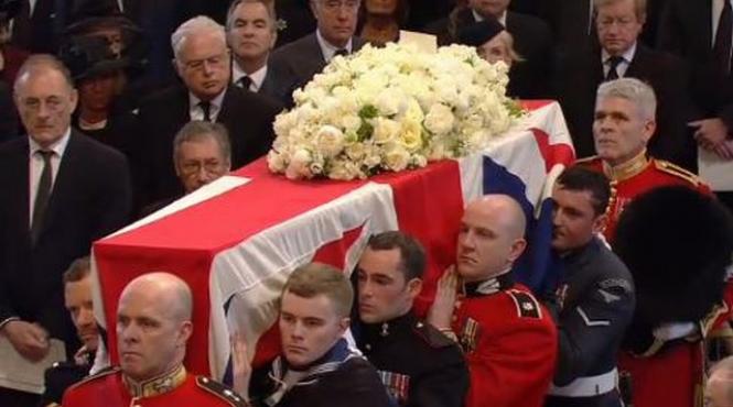 azi au loc funeraliile fostului premier britanic margaret thatcher