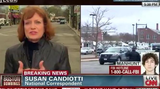 jurnalista cnn gafa de proportii dupa atentatele din boston in timpul unei transmisiuni live video