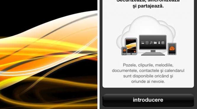 orange cloud spatiul in care putem tine fotografii si filme