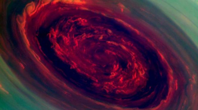 uragan gigant blocat la polul nordic al planetei saturn imagini spectaculoase surprinse de nasa video