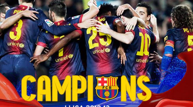 barcelona este matematic noua campioana a spaniei al catelea titlu este pentru catalani