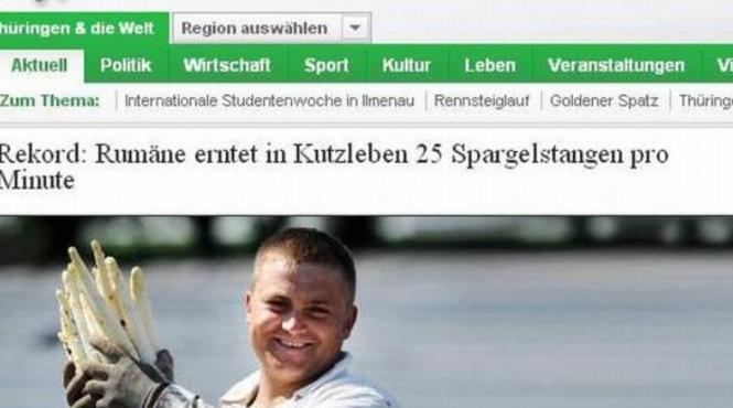 un roman a stabilit un nou record la strans sparanghel 900 de kg intr o singura zi