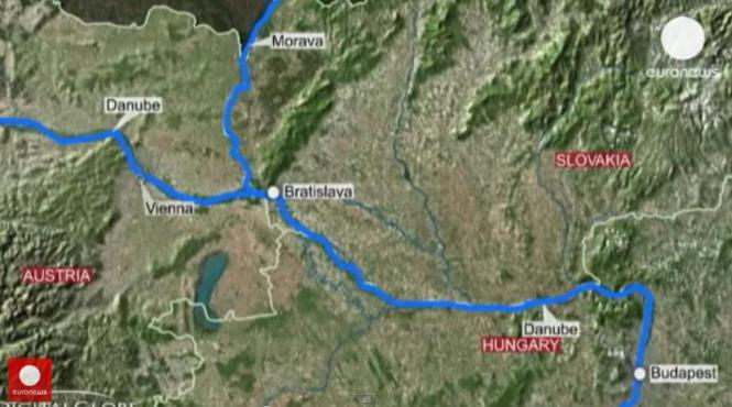 inundatii in europa nivelul dunarii a depasit doua recorduri istorice in vestul ungariei nivelul maxim asteptat luni la budapesta