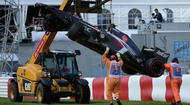 accident grav la marele premiu de formula 1 al canadei comisar de pista strivit de o macara mobila
