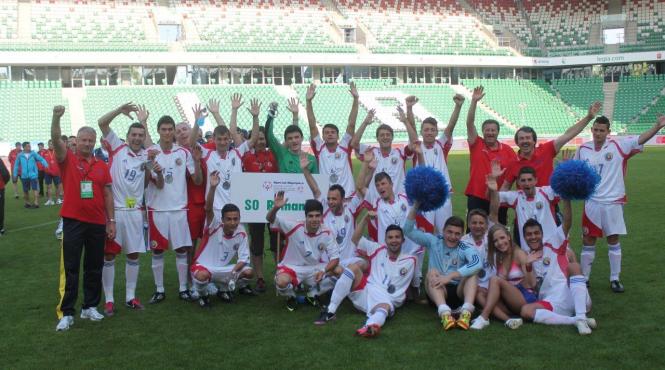 romania s a calificat la campionatul mondial de fotbal unificat special olympics din 2014
