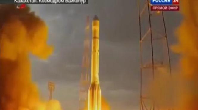 o racheta ruseasca ce transporta trei sateliti glonass a explodat la baikonur