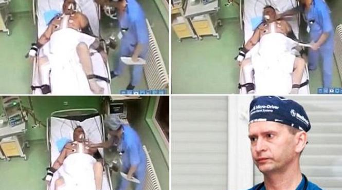 imagini cutremuratoare intr un spital din rusia un medic isi bate pacientul imediat dupa operatia pe cord deschis video