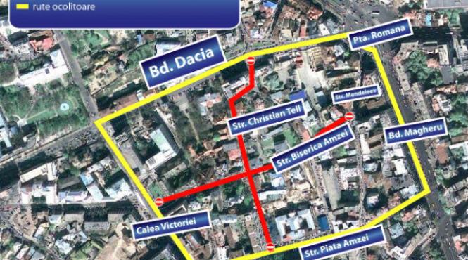 trafic auto restrictionat in capitala cu prilejul zilei nationale a frantei vezi rutele ocolitoare