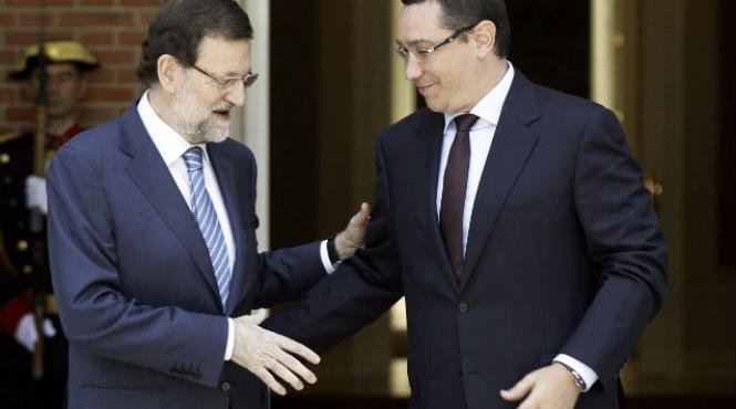 victor ponta la madrid spania este o tara spre care romania se uita cu respect si admiratie