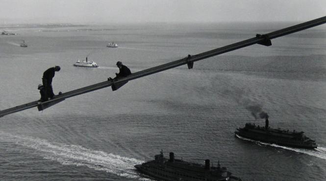 imagini spectaculoase expuse in premiera cum se construia un pod in 1936 video