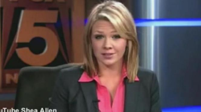 imediat dupa asta a fost concediata ce a marturist ca face in timp ce prezinta stirile televiziune sua