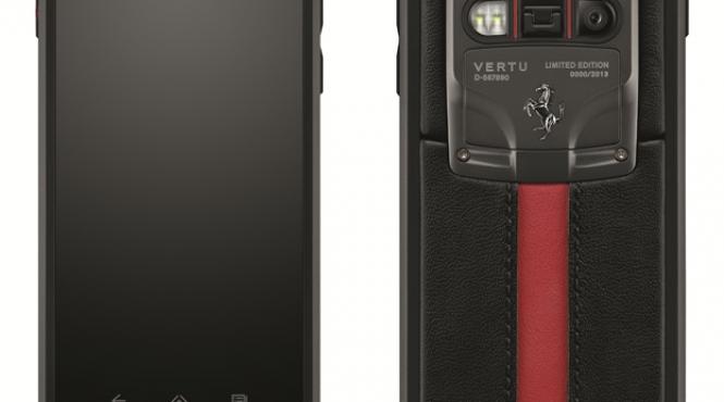 lux in editie limitata 2013 de telefoane vertu ti ferrari