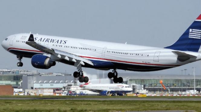 amenintare cu bomba la bordul unui avion al companiei us airways