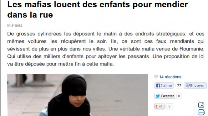 presa belgiana mafia din romania inchiriaza mii de copii pentru cersit