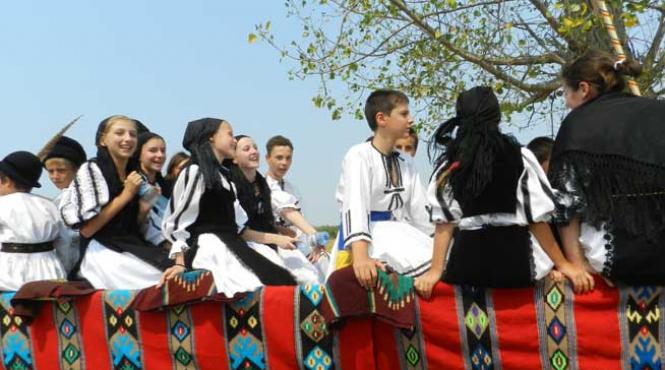 festivalul national de dansuri si traditii populare in poiana cu goruni din vinerea alba