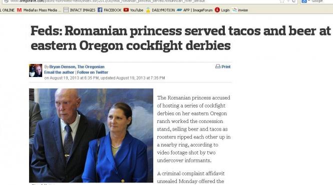 principesa irina vindea bere si mancare mexicana in timpul luptelor de cocosi oregonlive