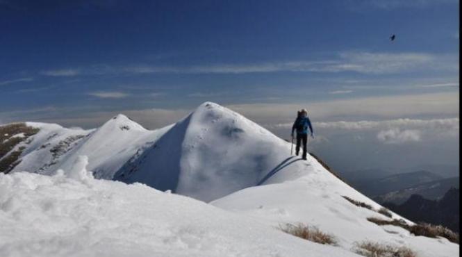 prima zapada din acest sezon la varful omu in bucegi