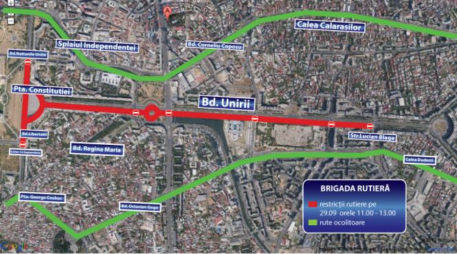 crosul loteriei romane restrictioneaza traficul in capitala in weekend ce zone sunt afectate si rutele ocolitoare