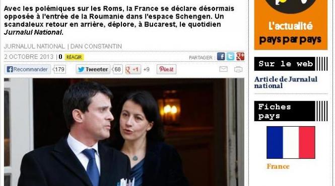 articol din jurnalul national preluat de courrier international pe tema romilor