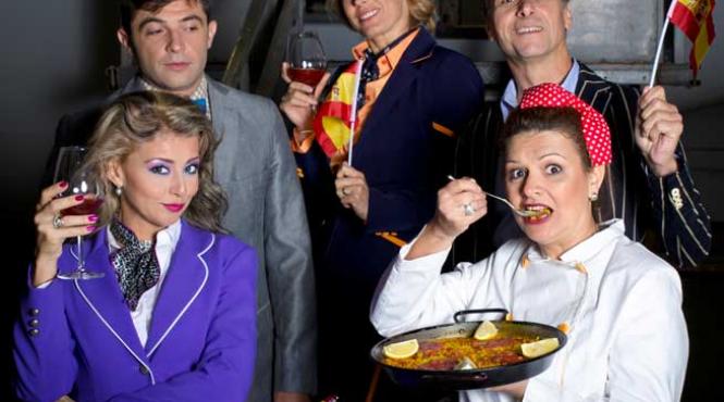 paella sangria si hohote de ras de ziua spaniei la comedia boeing boeing