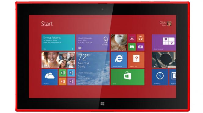 prima tableta nokia lumia 2520 cu windows rt