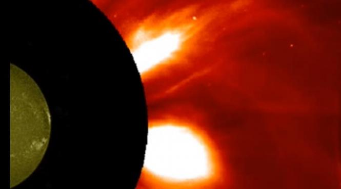 activitate solara in crestere s a produs o noua explozie solara de proportii a treia in decurs de o saptamana video