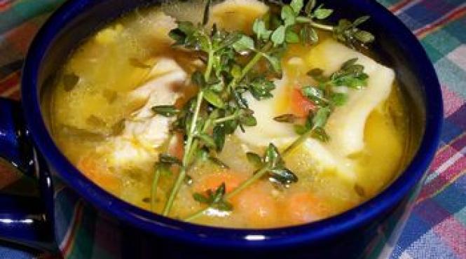 reteta zilei supa de pui calmanta